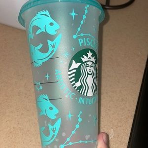 Pisces zodiac Starbucks cup